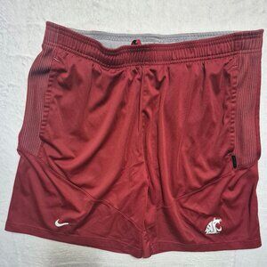 Nike Dri-FIT Washington State Cougars Shorts Men’s Size L Red WSU Athletic